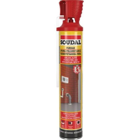 Soudal purhab Genius Gun fejjel 750ml (ablak, ajtó) 103205