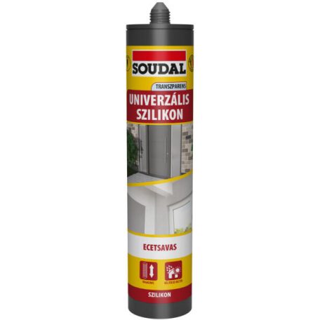 Soudal univerzális szilikon transz színtelen ecetsavas 280 ml