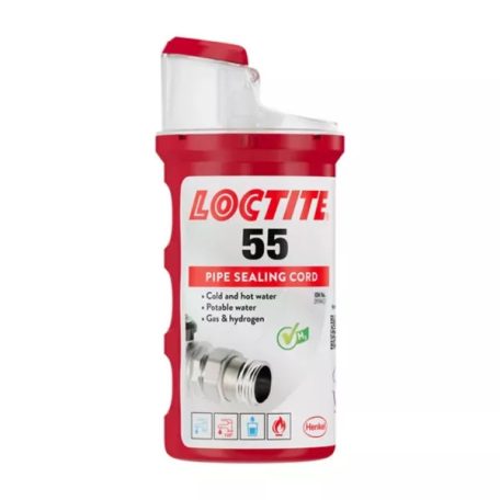 Loctite 55 Csőmenettömítő zsinór 160m (víz-gáz)