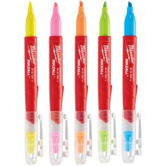   Milwaukee INKZALL™ szövegkiemelő színes (5 darabos kiszerelés) 48223206