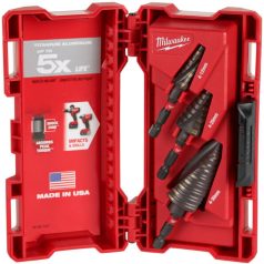   Milwaukee SHOCKWAVE™ IMPACT DUTY lépcsősfúró készlet 3 részes 48899266