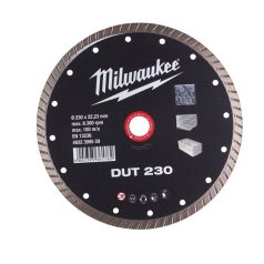   Milwaukee DUT gyémánt vágótárcsa vágókorong 230 x 22,23 mm 