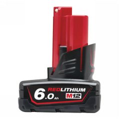 Milwaukee akkumulátor M12 B6 12V 6,0 Ah Li-ion