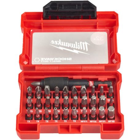 Milwaukee bit készlet 32db  behajtóval 4932464240