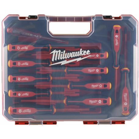 Milwaukee VDE 12 részes szigetelt csavarhúzó készlet