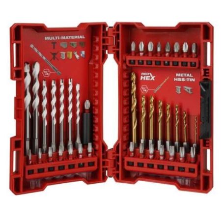 Milwaukee SHOCKWAVE™ fúró-csavarozó készlet 39 részes (4932479853)