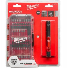   Milwaukee SHOCKWAVE™ IMPACT DUTY bitkészlet + elemlámpa 39 részes