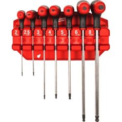   Milwaukee imbuszkulcs készlet 7 részes ComfortGrip markolattal és mágneses tartóval 4932498677