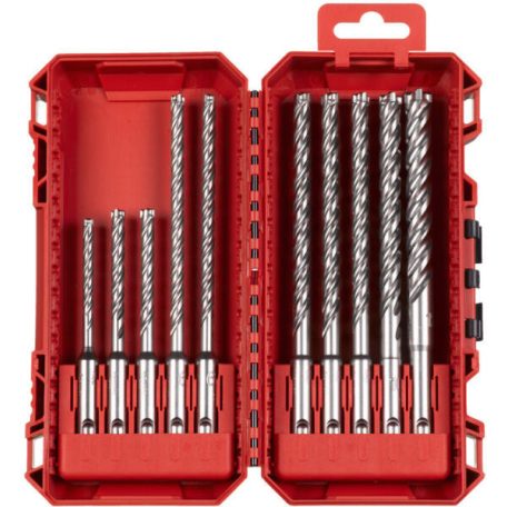 Milwaukee MX4 SDS-Plus fúrószár készlet 5, 6, 8, 10, 1 2mm 10db-os