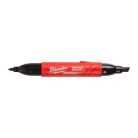 Milwaukee INKZALL™ dupla hegyű jelölő filc lapos/hegyes 4932501155
