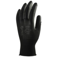 Szerelőkesztyű nylon PU tenyérmártott fekete