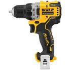 DeWALT DCD701N-XJ akkus fúrócsavarozó tokmányos 12 V 57 Nm szénkefementes alapgép kartondobozban
