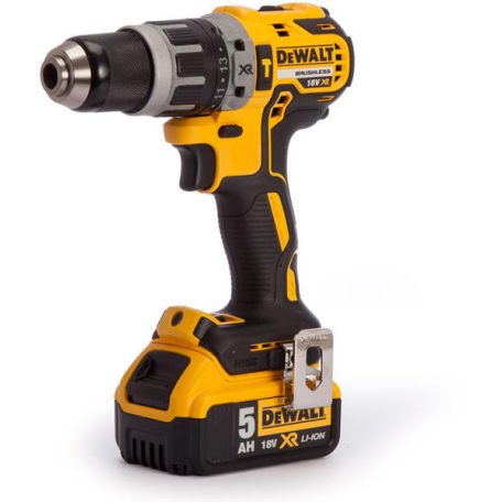 DeWALT DCD796P2-QW akkus ütvefúró-csavarozó 18 V 27 Nm/70 Nm 1,5 - 13 mm szénkefementes 2 x 5 Ah akku + töltő TSTAK kofferben