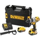 DeWALT DCD996P2-QW akkus ütvefúró-csavarozó 18 V66 Nm/95 Nm 1,5 - 13 mm szénkefementes 2 x 5 Ah akku + töltő TSTAK kofferben