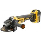 DeWALT DCG405P3-QW sarokcsiszoló akkus 18 V 125 mm 9000 RPM szénkefementes 3 x 5 Ah akku + töltő TSTAK kofferben