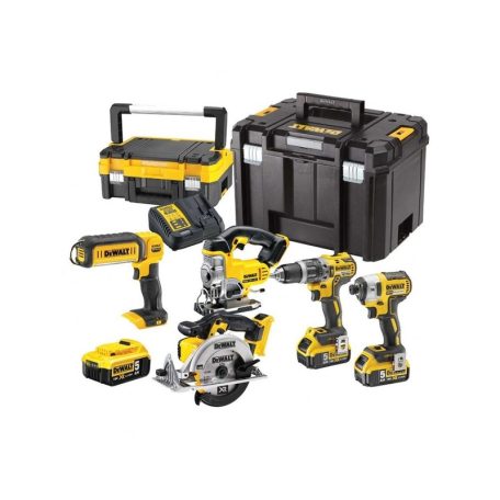 DeWALT DCK551P3T-QW 18V XR 4 gépes akkus gépcsomag + lámpa