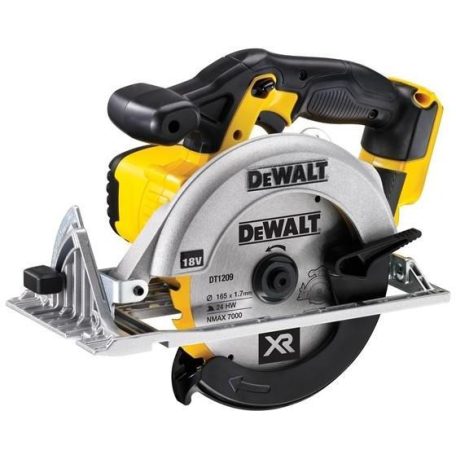 DeWALT DCS391N-XJ akkus körfűrész 18 V 165 mm x 20 mm vágás max. 55 mm szénkefés alapgép kartondobozban