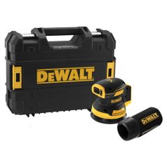   DeWALT DCW210NT-XJ akkus excentercsiszoló 18 V szénkefementes alapgép TSTAK kofferben