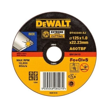 DeWALT DT43909-QZ vágókorong 230mmx1.9mmx22.23mm INOX