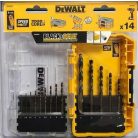 DeWALT DT70727-QZ csigafúró készlet HSS-TiN 14 db-os 1, 0-8, 0 mm