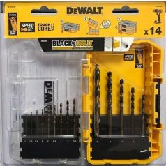   DeWALT DT70727-QZ csigafúró készlet HSS-TiN 14 db-os 1, 0-8, 0 mm