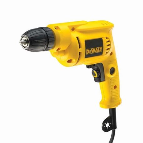 DeWALT DWD014S-QS elektromos fúrógép tokmányos 230 V 550 W 0 - 2800 RPM tokmány 1,0 - 10 mm fémben 10 mm kartondobozban