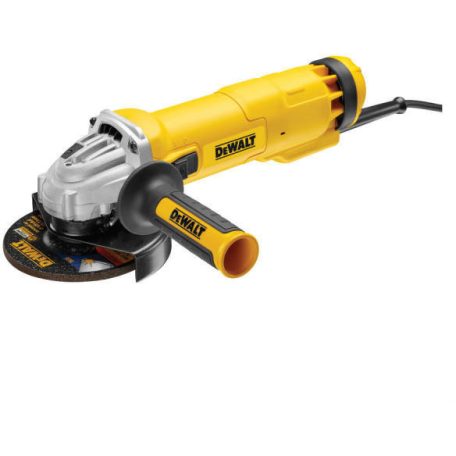 DeWALT DWE4237-QS elektromos sarokcsiszoló 125 mm 11500 RPM 1400 W kartondobozban