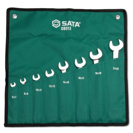 SATA villáskulcs készlet 8 részes 6x7 - 21x22 mm ST08013