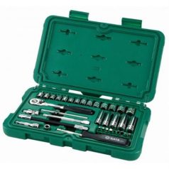 SATA dugókulcs készlet 1/4" 36 részes ST09001SJ