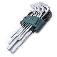   SATA imbuszkulcs készlet 9 részes 1.5-10 mm hosszú ST09107ASJ